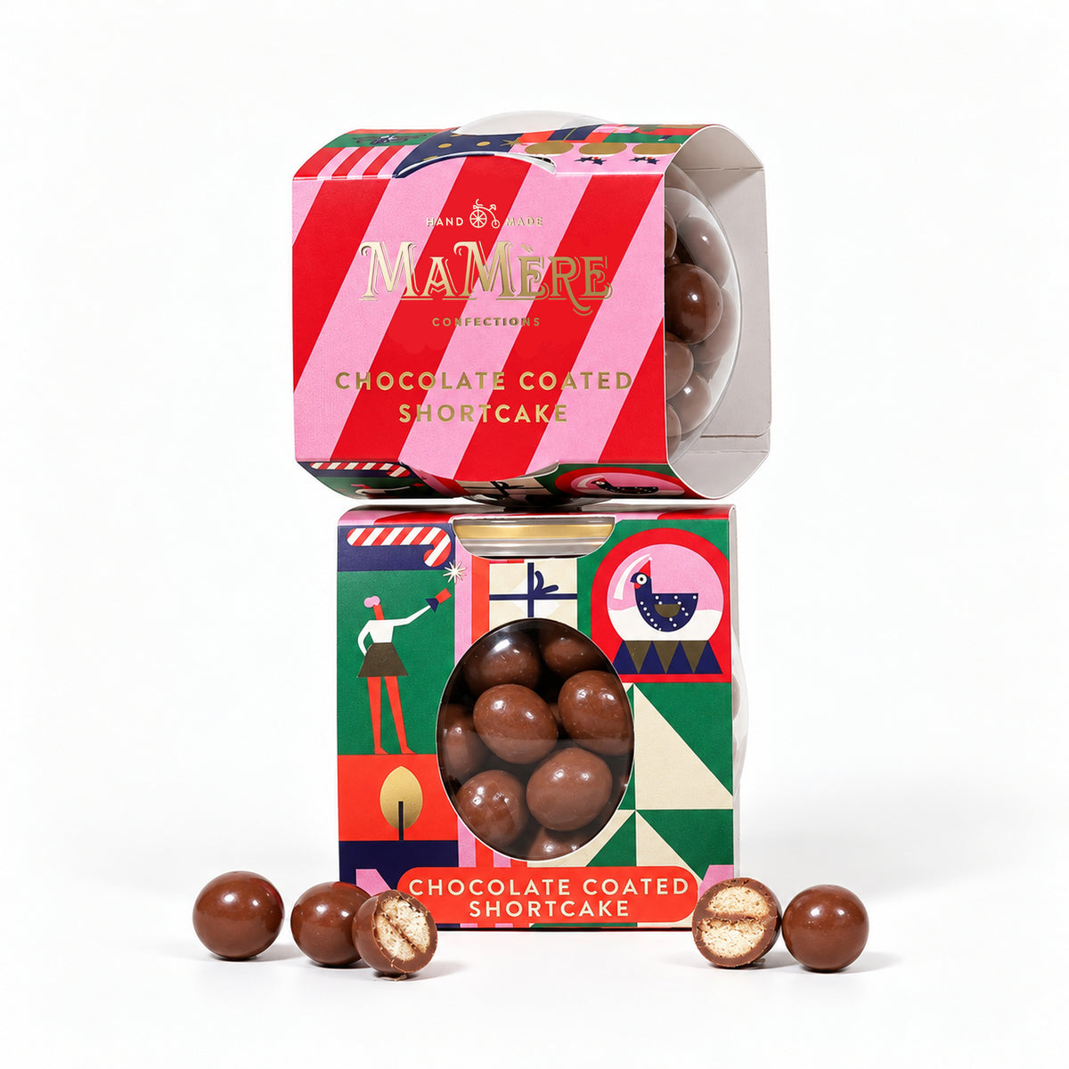 Chocolate Coated Shortcake Bauble