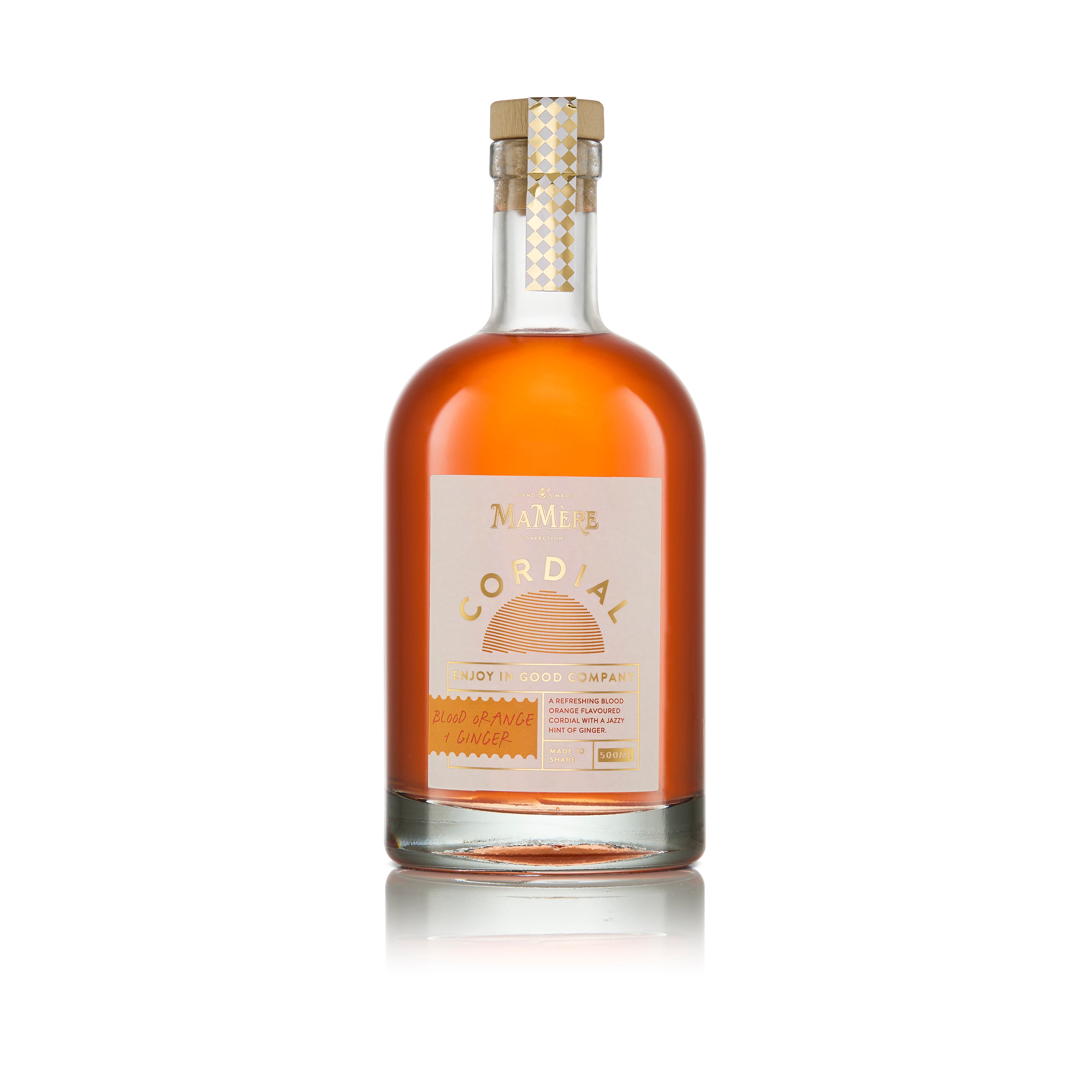 Organge Codial Blood Orange & Ginger Cordial