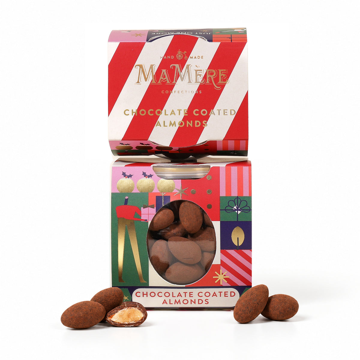 Chocolate Coated, Cocoa Dusted Almonds Bauble