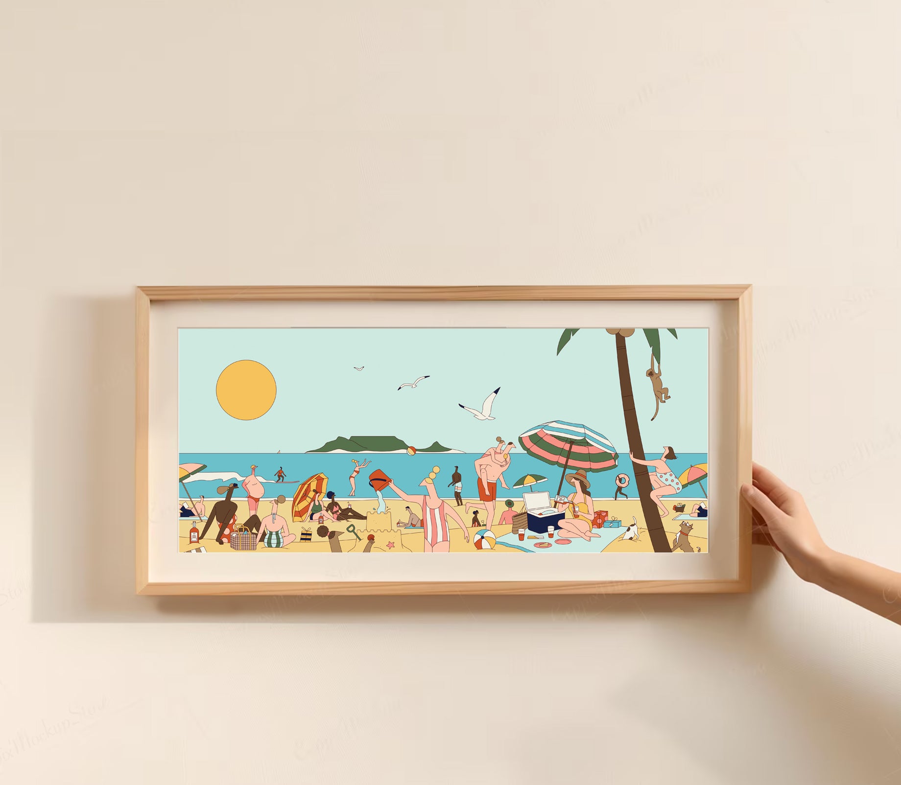 Mingle Morsels Art Print - 420mm x 200mm