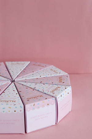 Pink Birthday Nougat Gift box 100g