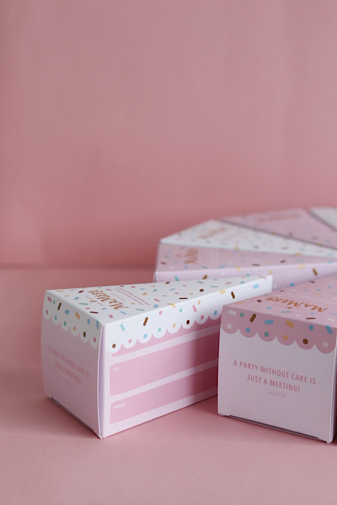 Pink Birthday Nougat Gift box 100g