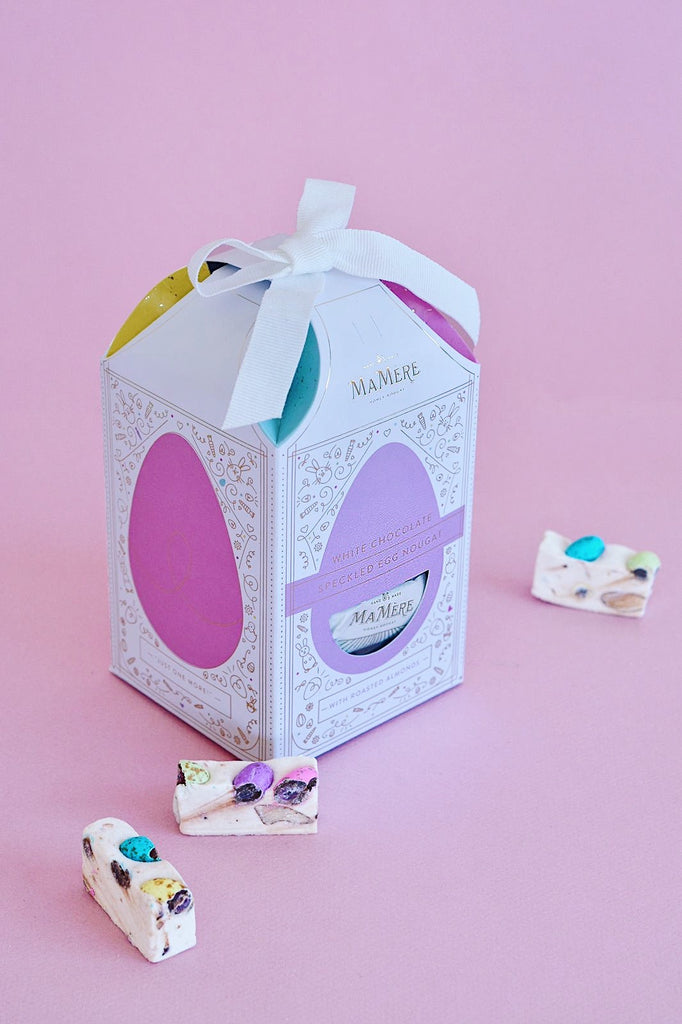 White Chocolate, Speckled Egg Nougat Giftbox 185g